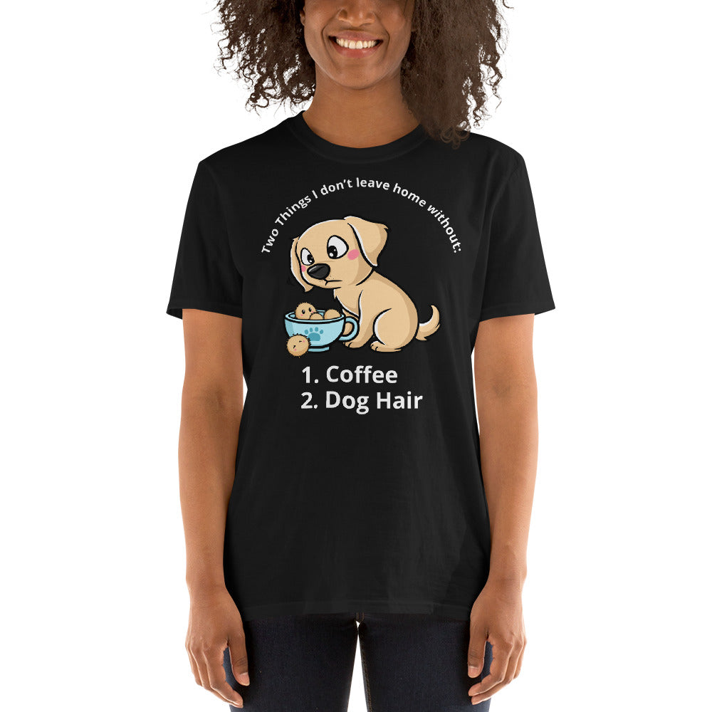 Golden Retriever Dog Hair SS Unisex Tee