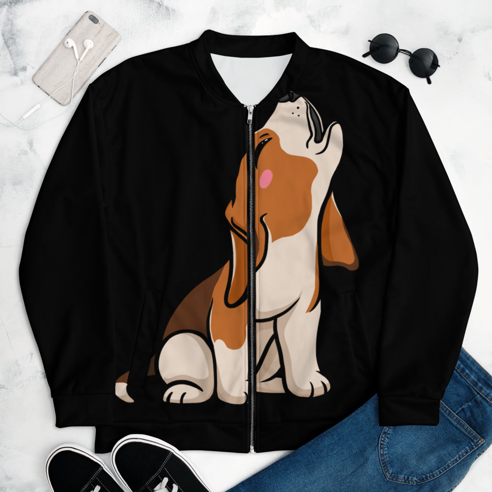 Beagle Arooo Unisex Bomber Jacket