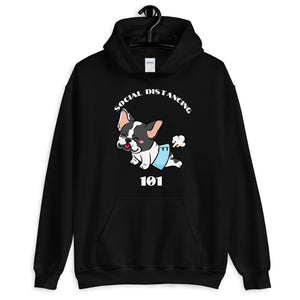 Frenchie Social Distancing Unisex Hoodie