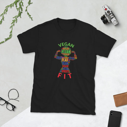 Afro Fit Vegan Short-Sleeve Unisex T-Shirt